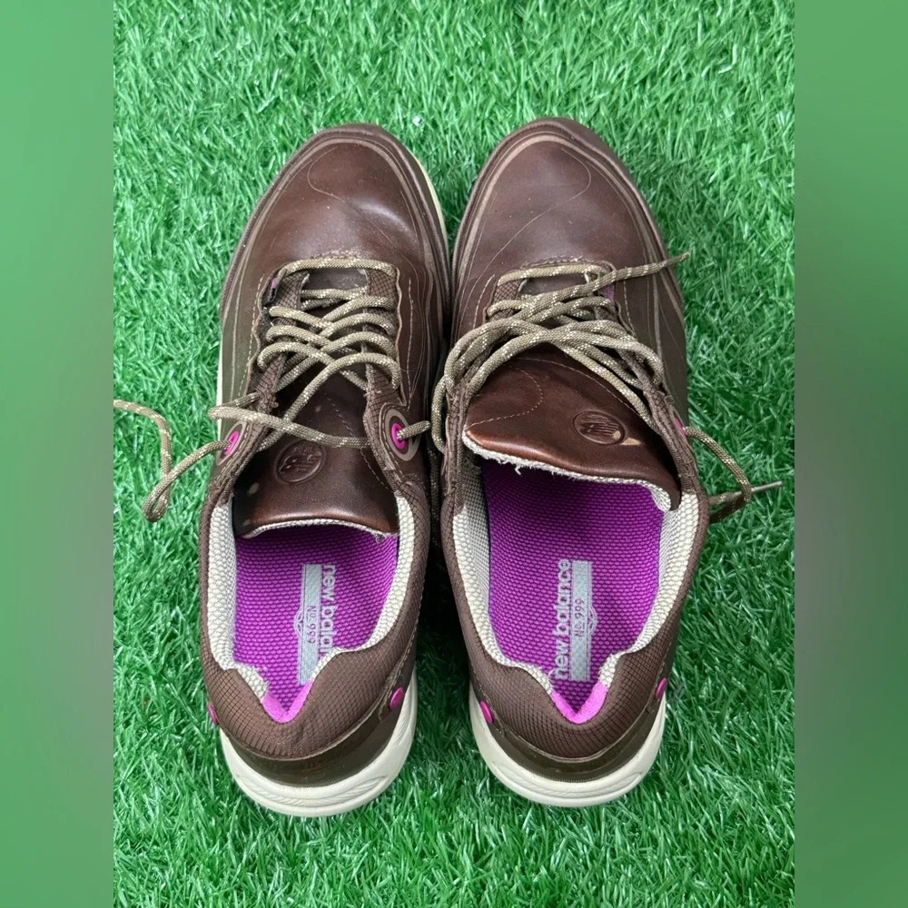 New Balance No.999 Brown Leather Walking Casual Comfort WW999BR Women Size 8.5‎